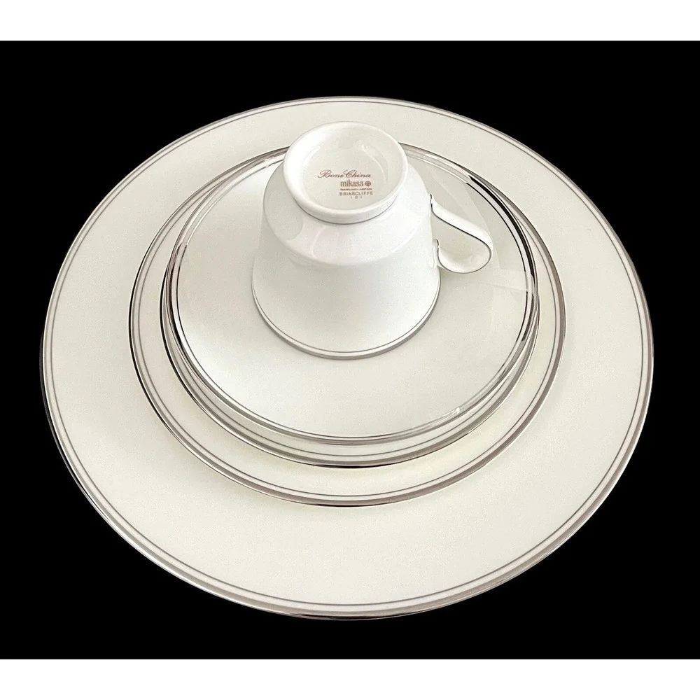 Vintage‎ Mikasa Narumi Briarcliffe Bone China 5 Piece Place Setting Brand New